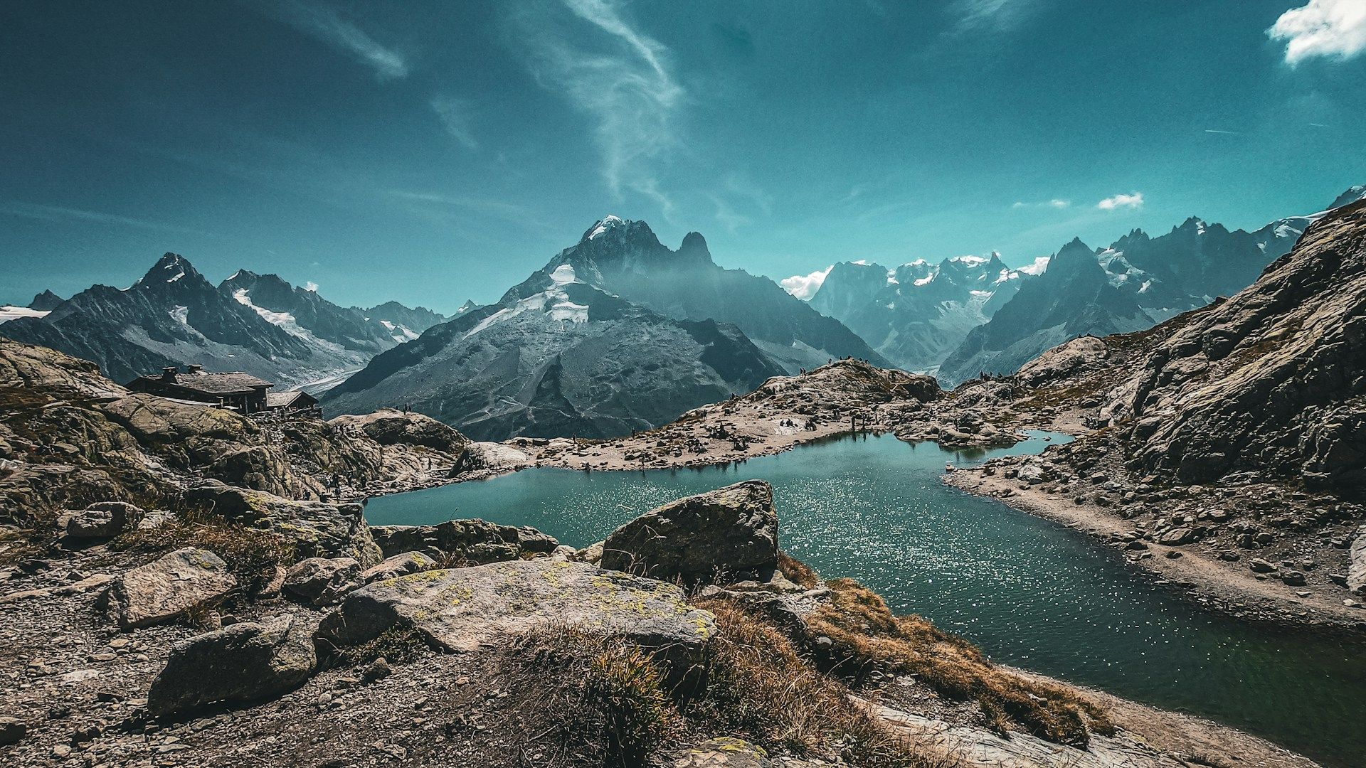 Le Lac Blanc, versant des Aiguilles Rouges